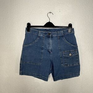J. Jill Vintage Classic Blue Jean Shorts Size 8